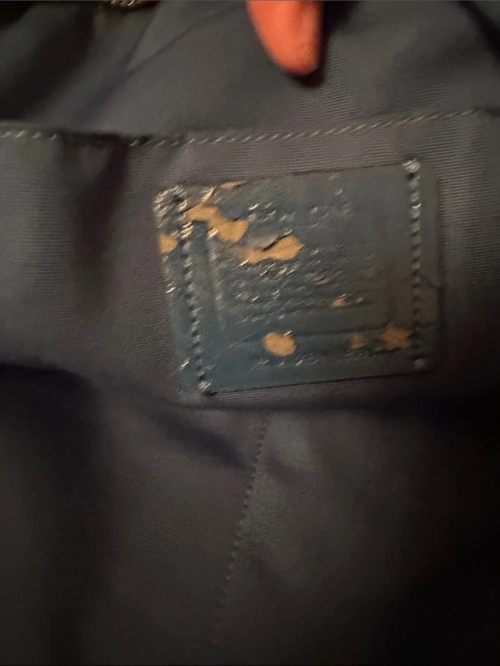 Coach Teal Leather Tote with Gold Hardware